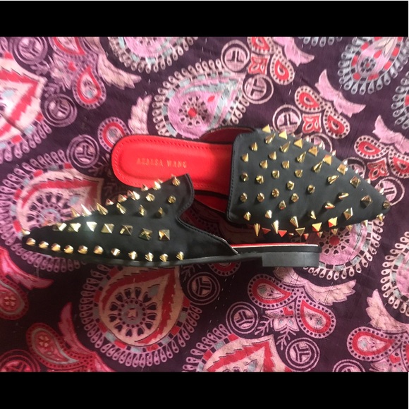 AZALEA WANG STUDDED MULE SIZE 7 - Picture 1 of 8